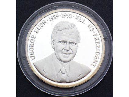 Pamětní mince Geroge Bush 1989-1993 XLI. PROOF
