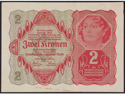 34616 2 kronen 1922 reklama