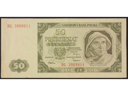 34622 polsko 50 zlotych 1948