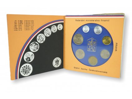 sada oběžných mincí 1986