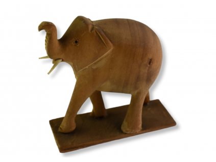 Slon soška - dřevo