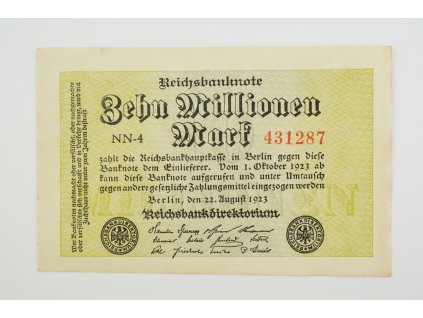 10 millionen Mark 1923 s. NN