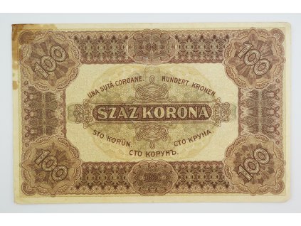 100 Korona 1920 s. A049