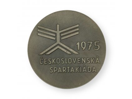 medaile ČESKOSLOVENSKÁ SPARTAKIÁDA 1975 - ZA ZÁSLUHY