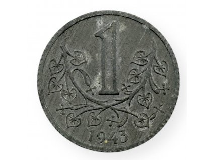 1 Koruna K 1943 - protektorát