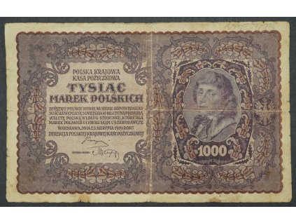 POLSKO - 1000 marek polskich,1920