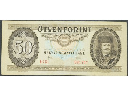 Maďarsko 50 Forint 1980