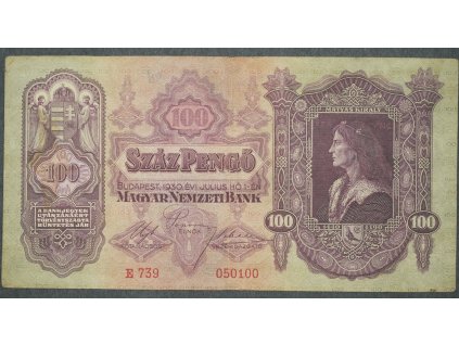 100 PENGÖ - SZÁZ PENGÖ 1930