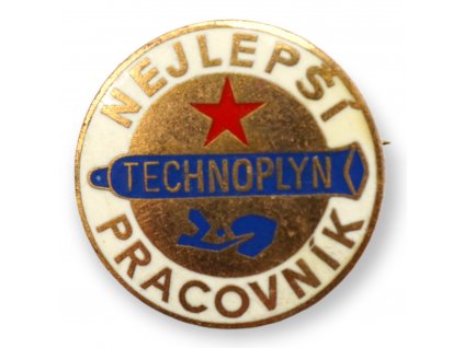 Odznak NEJLEPŠÍ PRACOVNÍK TECHNOPLYN (x19222)
