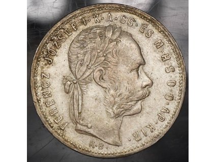 1 FORINT Sříbrný zlatník 1881 KB FJI