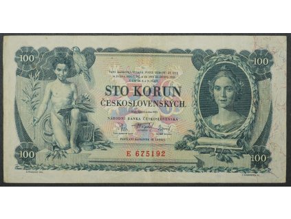 100 Kč 1931 E neperforovaná