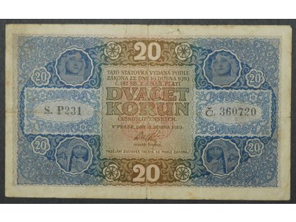 20 korun 1919