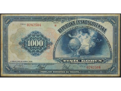 1000 Kčs 1932 B