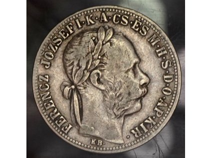 1 Florin zlatnik 1883 KB František Josef I.