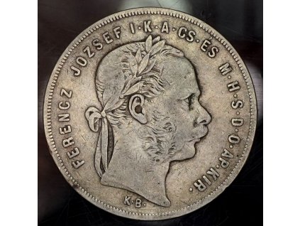 1 Florin zlatnik 1877 KB František Josef I.