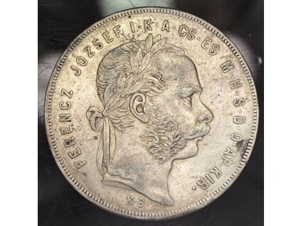 1 Florin zlatnik 1878 KB František Josef I.