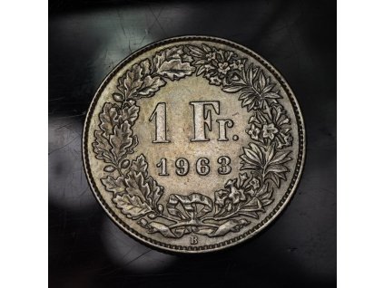 Švýcarsko 1 frank 1963