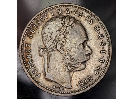 Florin 1881 zlatník Franc Josef I