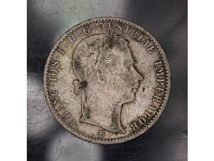 1/4 florin zlatnik 1862 B