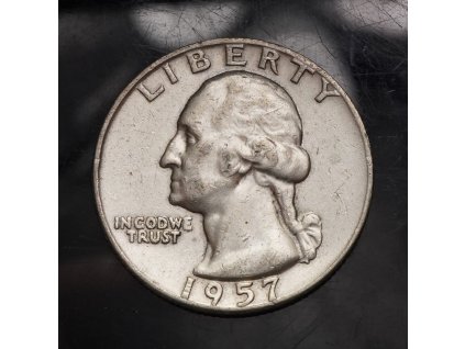 1/4 dollar 1957 D
