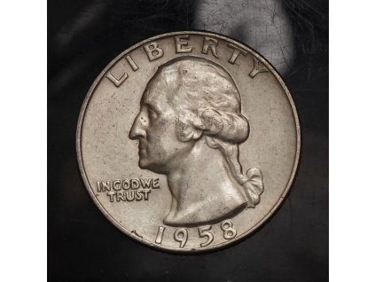 1/4 dollar 1958 D