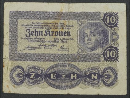 10 koruna 1922