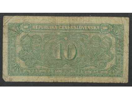 10 korun 1945 s. Vx