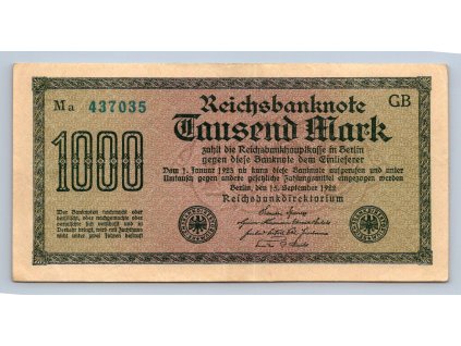 1000 mark 1922 Ma GB
