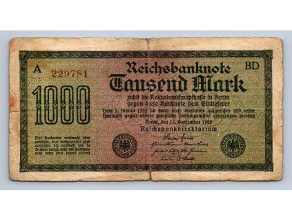 1000 marek 1922