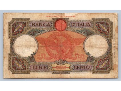 100 LIRE CENTO BANCA D'ITALIA