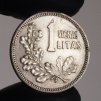 1925 LITHUANIA 1 LITAS stříbro litva