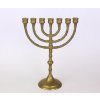 Židovský svícen MENORA 24 cm mosazná x1310 (2)