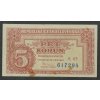 5 korun 1949 s. A 63