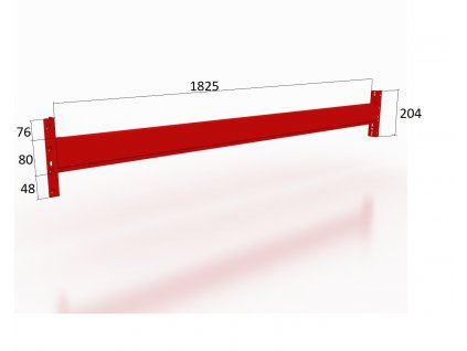 Nosník regálu 182,5cm 2200kg