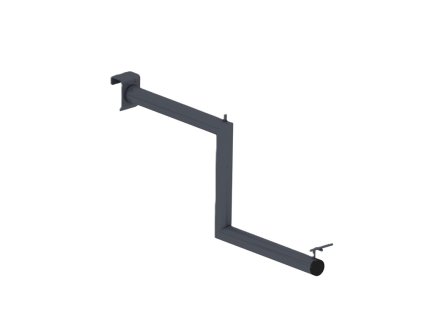 Háček na ramínka s cenovkou tvar Z 40cm Ø25mm