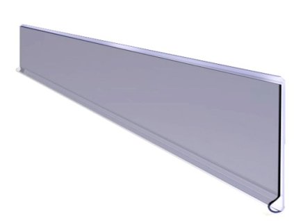 Samolepící lišta bílá 100 x 5,2 cm