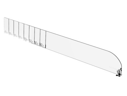 Ulamovací regálové dělítko 60x285 - 485mm