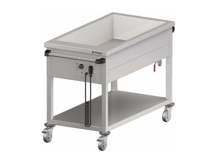 Vodní lázeň jednokomorová pojízdná 2xGN1/1 88x60x85 cm