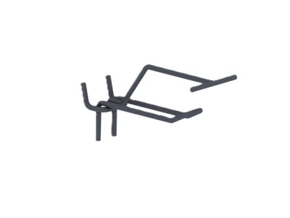 Dvojitý háček s cenovkou 20cm Ø6mm