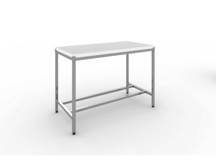 Nerezový stůl s 2cm polyetylénovou deskou 100x70x85