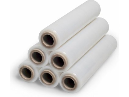 Stretch fólie 2,5kg, 50cm, 23my, transparent, netto váha 2,25kg, 60ks