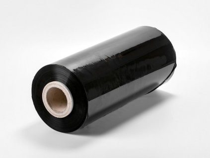 Strojní stretch fólie, prodej po kg (16,5kg netto), 50cm, 23my, černá, 10ks