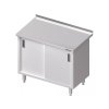 Nerezový stůl se skříňkou, posuvné dveře STALGAST 120x70x85cm