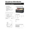 Potravinářská chladicí vitrína Quadros SlimSolid 1,93m