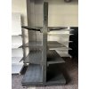 Regál oboustranný 60/50/50/50cm antracit