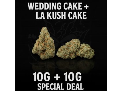 WEDDING CAKE + LA KUSH CAKE 10G + 10G