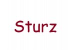 Sturz