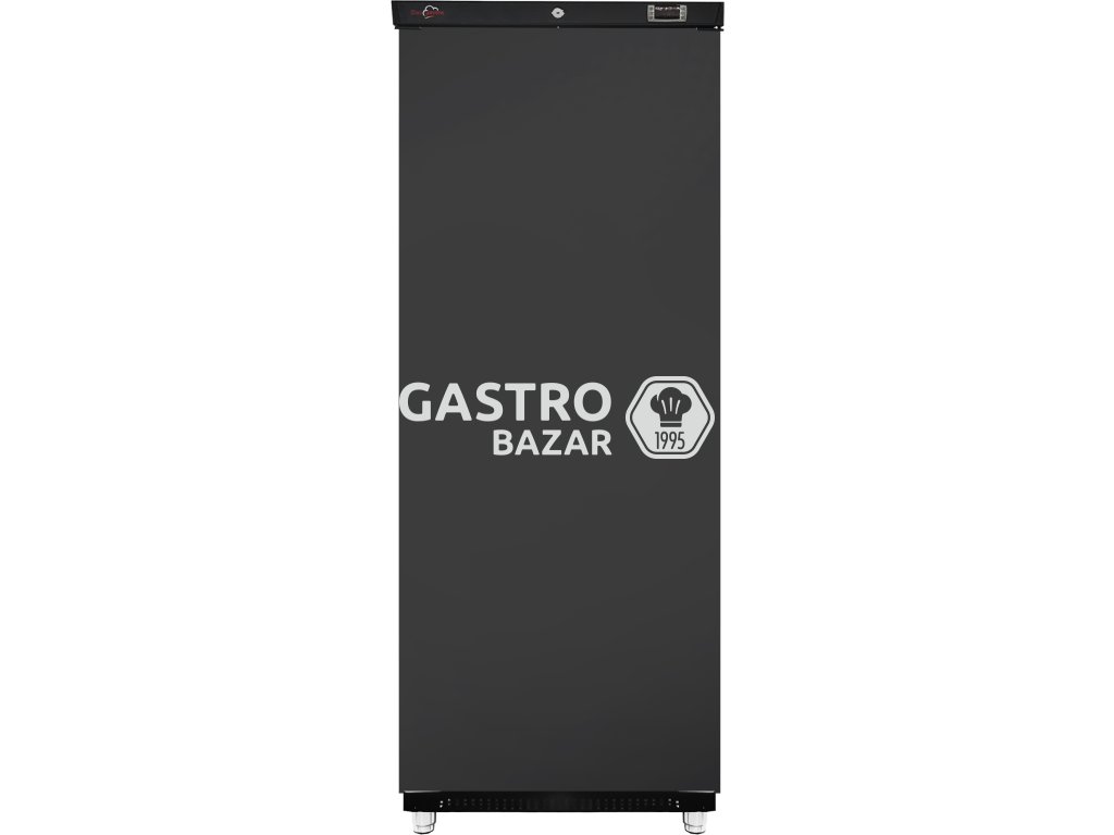 Mraznička 600 L Čierna