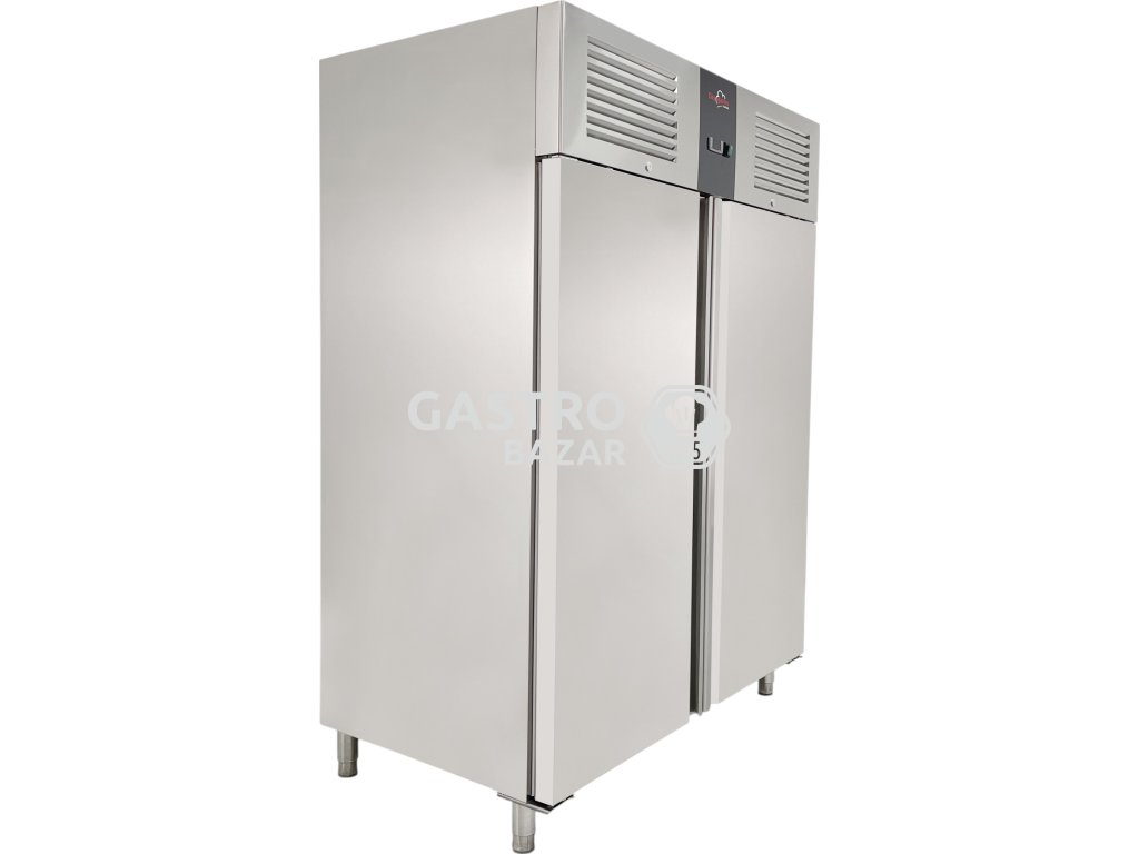 Mraznička na zmrzlinu – 1,48 x 0,83 m – s 2 nerezovými dverami