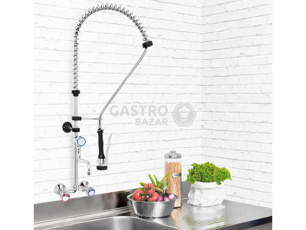 Prémiová nástenná kuchynská sprcha s 2 zmiešavacími ventilmi